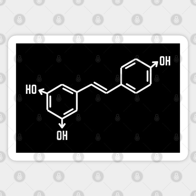 The Red Wine Molecule Magnet by Stylecombinator